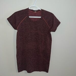 lululemon athletica Swift Shirt 8 Heathered Short Sleeve Tee